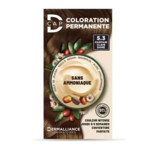 D-Cap Coloration Permanente 5.3 Châtain Clair Doré – Sans Ammoniaque